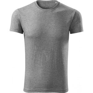 MALFINI® Přiléhavé bavlněné tričko Viper se silikonovou úpravou 180 g/m Barva: Šedý melír tmavý, Velikost: L