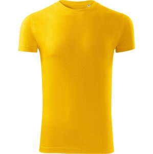 MALFINI® Přiléhavé bavlněné tričko Viper se silikonovou úpravou 180 g/m Barva: Žlutá, Velikost: M