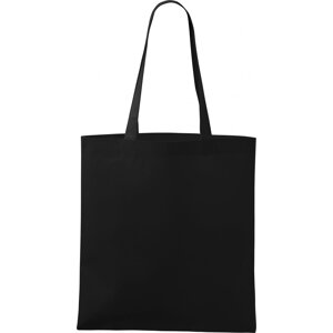 PICCOLIO® Středně velká nákupní taška Bloom z netkané textilie 45 x 40 cm Barva: Černá, Velikost: uni