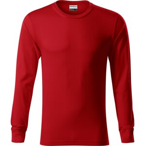 RIMECK® Pánské bavlněné triko Resist s dlouhým rukávem s manžetou Barva: Červená, Velikost: 3XL