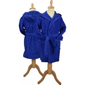 A&R Dětský župan Boyzz & Girlzz® s kapucí Barva: modrá - modrá, Velikost: 116/128 AR021