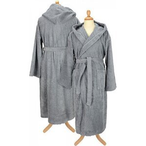 A&R Unisex župan s kapucí z turecké bavlny 400 g/m Barva: šedá tmavá, Velikost: 3XL AR026