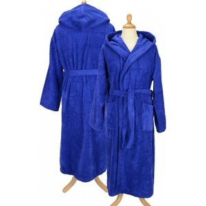 A&R Unisex župan s kapucí z turecké bavlny 400 g/m Barva: Modrá, Velikost: 3XL AR026