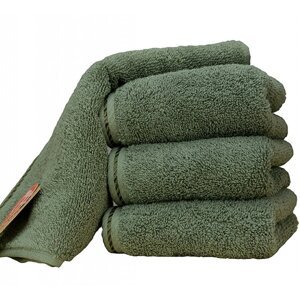 A&R Měkký froté ručník pro hosty 30 x 50 cm, 500 g/m Barva: zelená vojenská, Velikost: 30 x 50 cm AR034