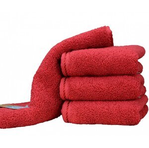 A&R Měkký froté ručník pro hosty 30 x 50 cm, 500 g/m Barva: červená tmavá, Velikost: 30 x 50 cm AR034