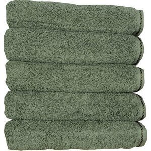 A&R Hustě tkaný ručník na ruce 50 x 100 cm, 500 g/m Barva: zelená vojenská, Velikost: 50 x 100 cm AR035
