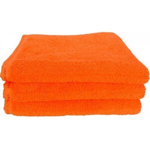 A&R Hustě tkaný ručník na ruce 50 x 100 cm, 500 g/m Barva: oranžová výrazná, Velikost: 50 x 100 cm AR035