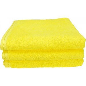 A&R Hustě tkaný ručník na ruce 50 x 100 cm, 500 g/m Barva: žlutá výrazná, Velikost: 50 x 100 cm AR035