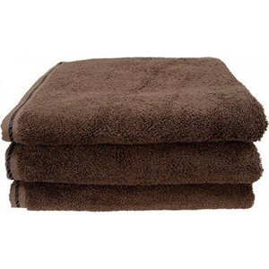 A&R Hustě tkaný ručník na ruce 50 x 100 cm, 500 g/m Barva: Hnědá čokoládová, Velikost: 50 x 100 cm AR035