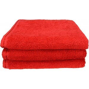 A&R Hustě tkaný ručník na ruce 50 x 100 cm, 500 g/m Barva: červená ohnivá, Velikost: 50 x 100 cm AR035