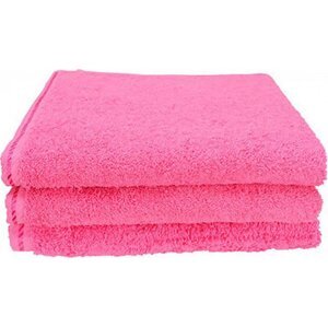 A&R Hustě tkaný ručník na ruce 50 x 100 cm, 500 g/m Barva: Růžová, Velikost: 50 x 100 cm AR035