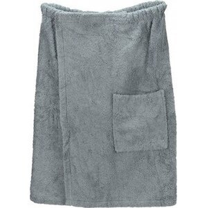 A&R Pánský saunový kilt na suchý zip Velcro, 400 g/m Barva: šedá tmavá, Velikost: 65 x 150 cm AR042