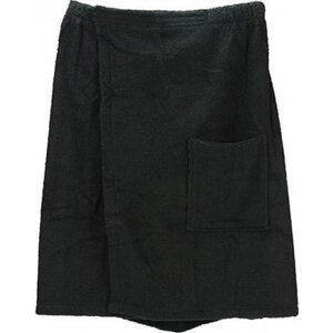 A&R Pánský saunový kilt na suchý zip Velcro, 400 g/m Barva: Černá, Velikost: 65 x 170 cm AR042