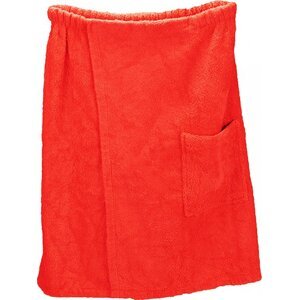 A&R Pánský saunový kilt na suchý zip Velcro, 400 g/m Barva: červená ohnivá, Velikost: 65 x 150 cm AR042