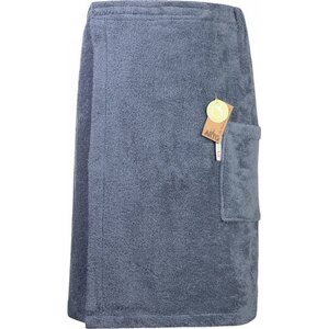 A&R Pánský saunový kilt na suchý zip Velcro, 400 g/m Barva: Jeans Blue, Velikost: 65 x 135 cm AR042