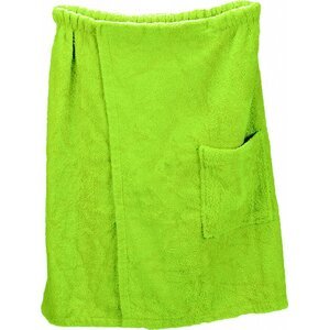A&R Pánský saunový kilt na suchý zip Velcro, 400 g/m Barva: Limetková zelená, Velikost: 65 x 150 cm AR042