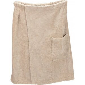 A&R Pánský saunový kilt na suchý zip Velcro, 400 g/m Barva: Písková, Velikost: 65 x 150 cm AR042