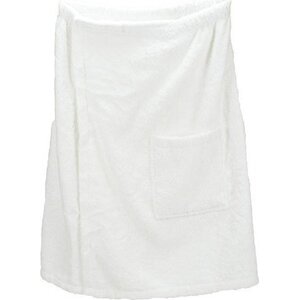 A&R Pánský saunový kilt na suchý zip Velcro, 400 g/m Barva: Bílá, Velikost: 65 x 150 cm AR042