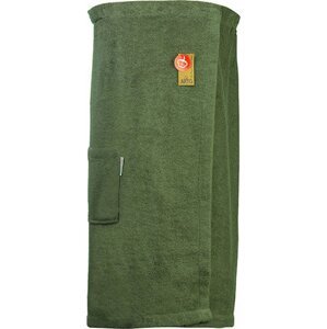 A&R Dámský saunový kilt na suchý zip Velcro, 400 g/m Barva: zelená vojenská, Velikost: 85 x 135 cm AR043
