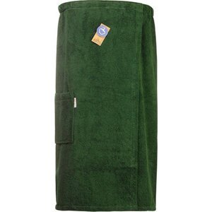 A&R Dámský saunový kilt na suchý zip Velcro, 400 g/m Barva: zelená tmavá, Velikost: 85 x 150 cm AR043