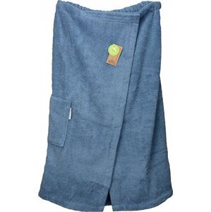 A&R Dámský saunový kilt na suchý zip Velcro, 400 g/m Barva: Jeans Blue, Velikost: 85 x 150 cm AR043