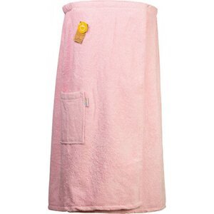 A&R Dámský saunový kilt na suchý zip Velcro, 400 g/m Barva: růžová světlá, Velikost: 85 x 150 cm AR043