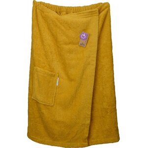 A&R Dámský saunový kilt na suchý zip Velcro, 400 g/m Barva: žlutá hořčicová, Velikost: 85 x 150 cm AR043