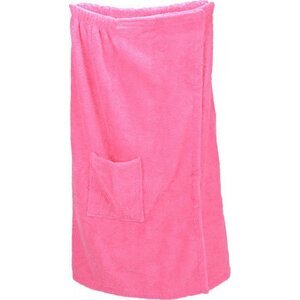 A&R Dámský saunový kilt na suchý zip Velcro, 400 g/m Barva: Růžová, Velikost: 85 x 150 cm AR043