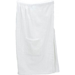 A&R Dámský saunový kilt na suchý zip Velcro, 400 g/m Barva: Bílá, Velikost: 85 x 150 cm AR043