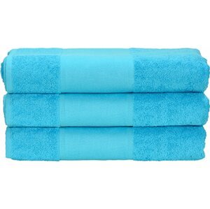 A&R Froté ručník na potisk PRINT-Me 50 x 100 cm, 450 g/m Barva: modrá azurová, Velikost: 50 x 100 cm AR070