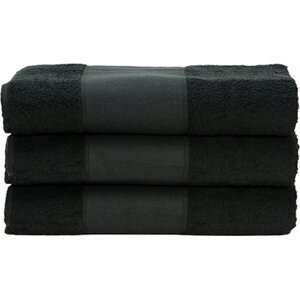 A&R Froté ručník na potisk PRINT-Me 50 x 100 cm, 450 g/m Barva: Černá, Velikost: 50 x 100 cm AR070