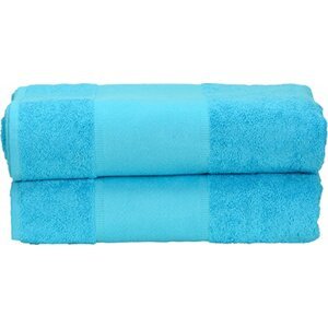 A&R Sportovní froté ručník na potisk PRINT-Me 30 x 140 cm, 450 g/m Barva: modrá azurová, Velikost: 30 x 140 cm AR073