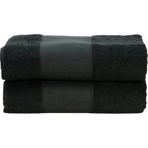 A&R Sportovní froté ručník na potisk PRINT-Me 30 x 140 cm, 450 g/m Barva: Černá, Velikost: 30 x 140 cm AR073