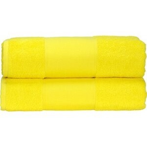 A&R Sportovní froté ručník na potisk PRINT-Me 30 x 140 cm, 450 g/m Barva: žlutá výrazná, Velikost: 30 x 140 cm AR073