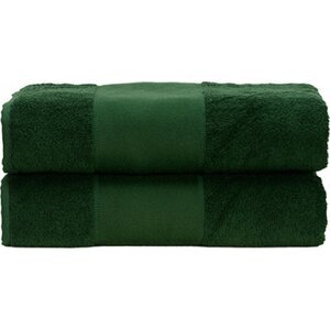 A&R Sportovní froté ručník na potisk PRINT-Me 30 x 140 cm, 450 g/m Barva: zelená tmavá, Velikost: 30 x 140 cm AR073