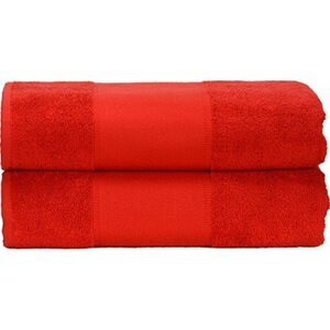 A&R Sportovní froté ručník na potisk PRINT-Me 30 x 140 cm, 450 g/m Barva: červená ohnivá, Velikost: 30 x 140 cm AR073