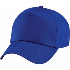 Beechfield Dětská baseballová čepice na suchý zip, 5 panelů Barva: Modrá výrazná CB10B
