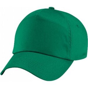 Beechfield Dětská baseballová čepice na suchý zip, 5 panelů Barva: zelená výrazná CB10B