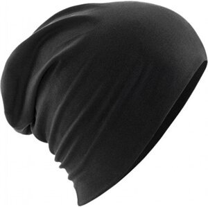 Beechfield Šmoulí unisex čepice s elastanem s výraznými kontrastními švy Barva: Černá CB368