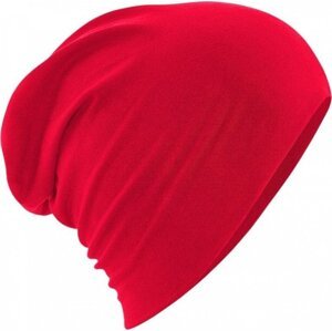 Beechfield Šmoulí unisex čepice s elastanem s výraznými kontrastními švy Barva: červená klasická CB368