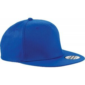 Beechfield 5-panelová snapback raperská čepice s rovným kšiltem Barva: Modrá výrazná CB610