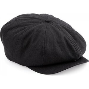 Beechfield Tradiční čepice s kšiltem z těžké prané bavlny Barva: Černá, Velikost: S/M CB624