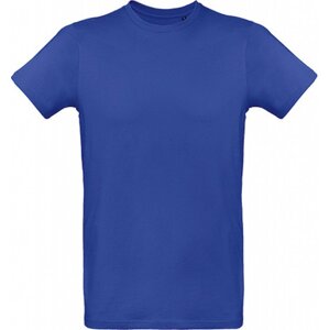 Měkké hladké organické pánské tričko B&C Inspire Plus 175 g/m Barva: modrá kobaltová, Velikost: XXL BCTM048