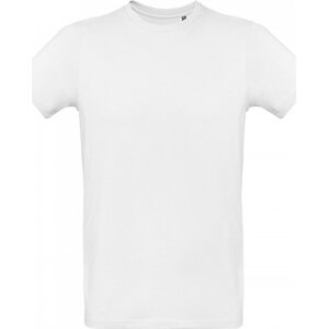 Měkké hladké organické pánské tričko B&C Inspire Plus 175 g/m Barva: Bílá, Velikost: 3XL BCTM048