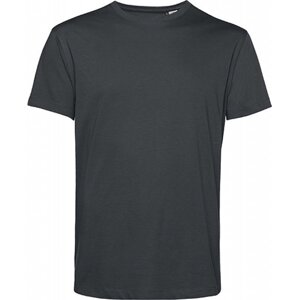 Měkké unisex tričko z odolné organické bavlny B&C 145 g/m Barva: šedá tmavá, Velikost: XXL BCTU01B