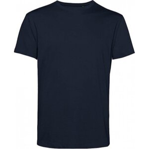 Měkké unisex tričko z odolné organické bavlny B&C 145 g/m Barva: modrá námořní, Velikost: XL BCTU01B