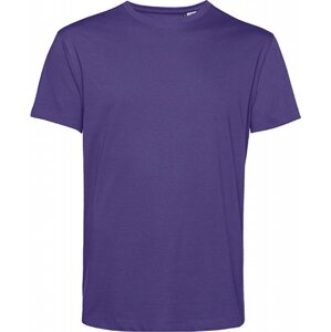 Měkké unisex tričko z odolné organické bavlny B&C 145 g/m Barva: Fialová, Velikost: 3XL BCTU01B
