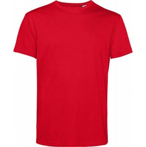 Měkké unisex tričko z odolné organické bavlny B&C 145 g/m Barva: Červená, Velikost: 3XL BCTU01B