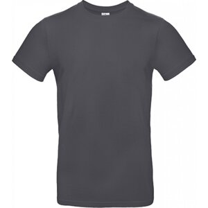 B&C Základní hladké bavlněné pánské triko BC 190 g/m Barva: šedá tmavá, Velikost: 3XL BCTU03T