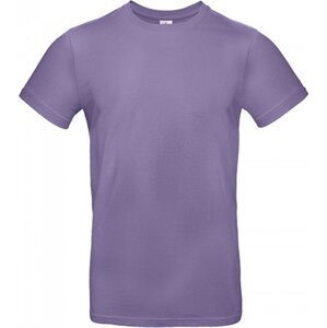 B&C Základní hladké bavlněné pánské triko BC 190 g/m Barva: růžová lila, Velikost: XL BCTU03T
